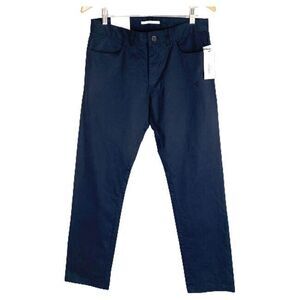 NEW Calvin Klein Pants 30 x 32 Navy Blue Chino Slim Fit Stretch Straight Leg NWT